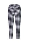 ARCHIE 7/8 CHECK PANT - navy/white